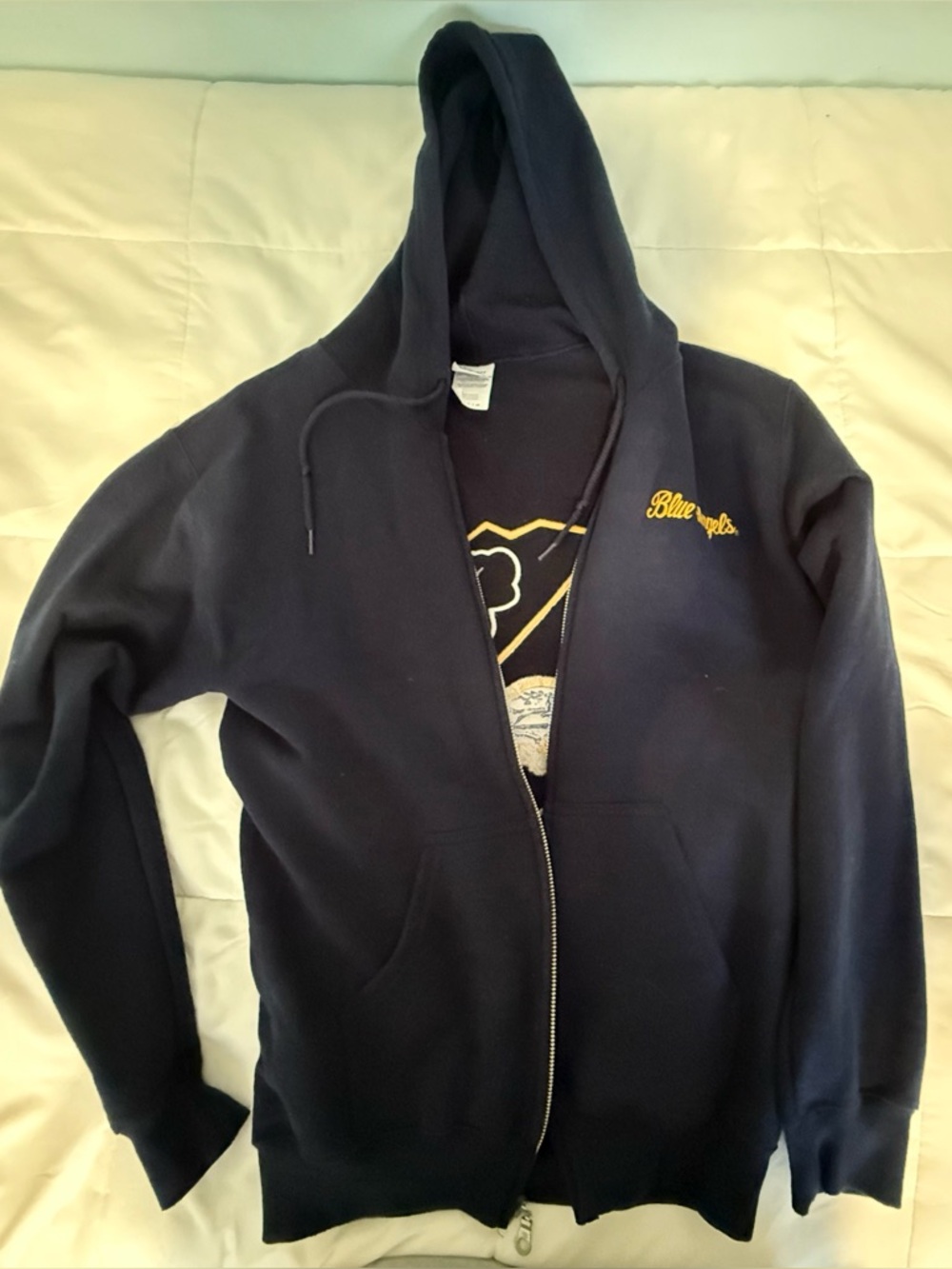 US Navy Blue Angels Zip Up Sweatshirt Airplanes Jets Airshow
